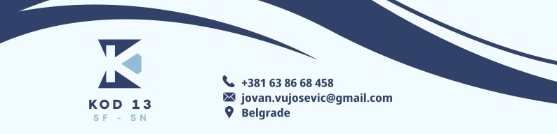 KOD 13 contact banner